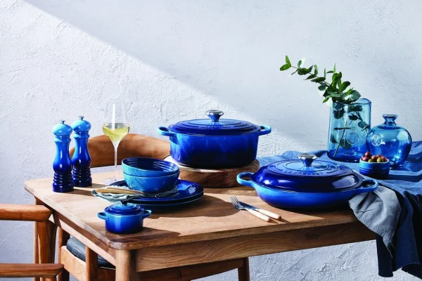 Le Creuset Mini-Cocotten In Azure, 4er-Set 4