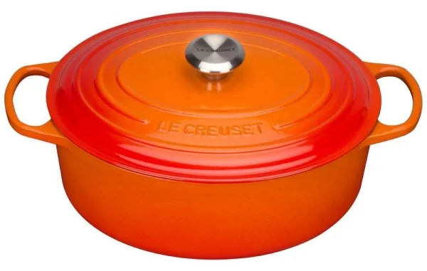 Le Creuset Bräter Signature Oval, 40 Cm (Gänsebräter) In Ofenrot 1