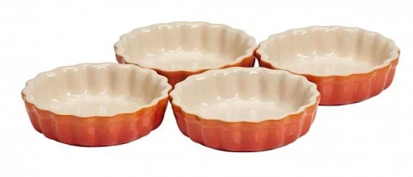 Le Creuset Tarte-Form In Ofenrot, 4er-Set 1