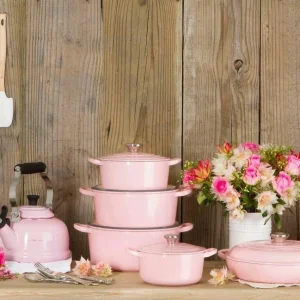 Le Creuset Gourmet-Profitopf Signature In Shell Pink 13