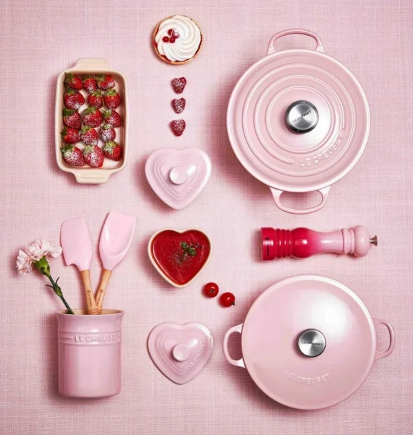 Le Creuset Gourmet-Profitopf Signature In Shell Pink 6