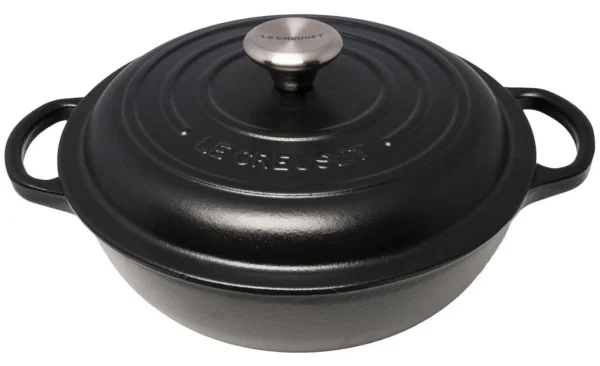 Le Creuset Stew Pot Signature In Schwarz 1