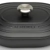 Le Creuset Oblong Signature In Schwarz 10