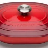 Le Creuset Oblong Signature In Kirschrot 10